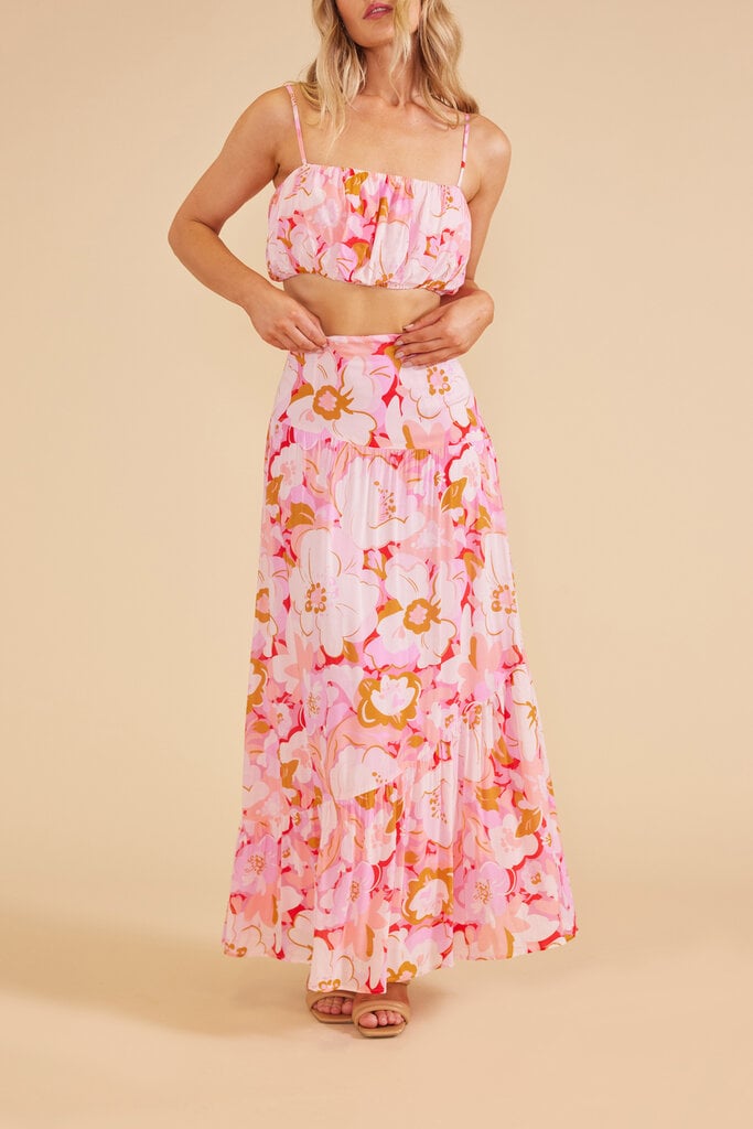 MINKPINK JOSIE MAXI SKIRT IN FLORAL