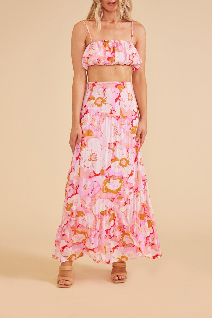 MINKPINK JOSIE MAXI SKIRT IN FLORAL