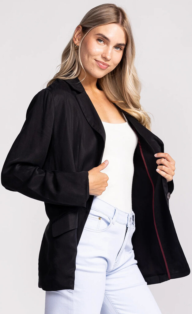 PINK MARTINI VERONICA BLAZER IN BLACK