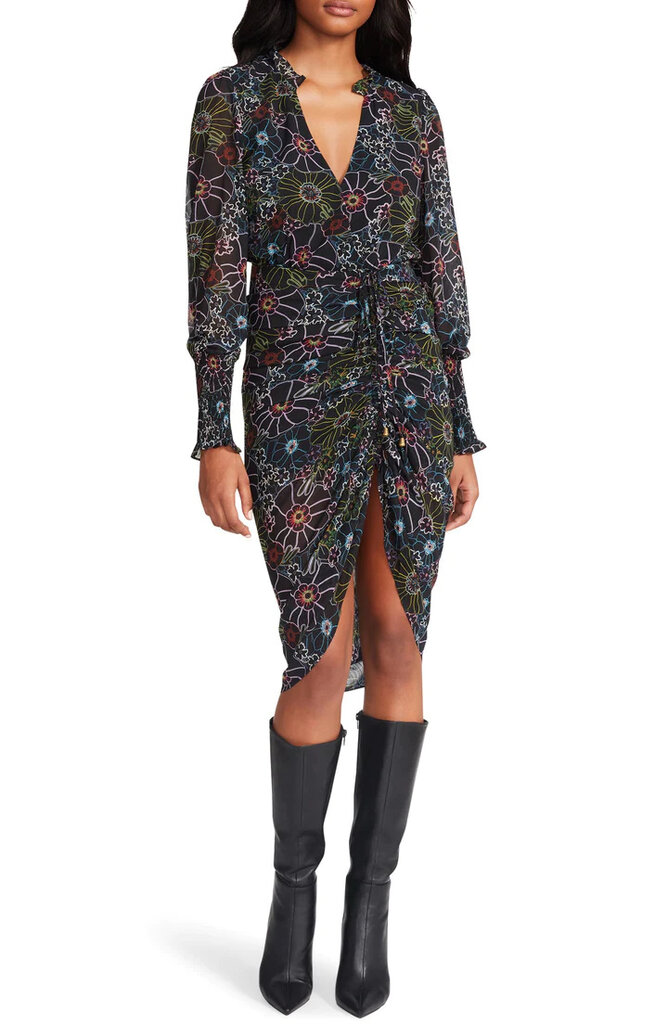 STEVE MADDEN ROMANY DRESS IN BLACK MULTI