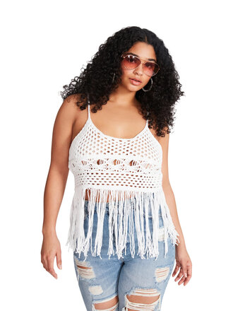 STEVE MADDEN RIA TANK IN OPTIC WHITE