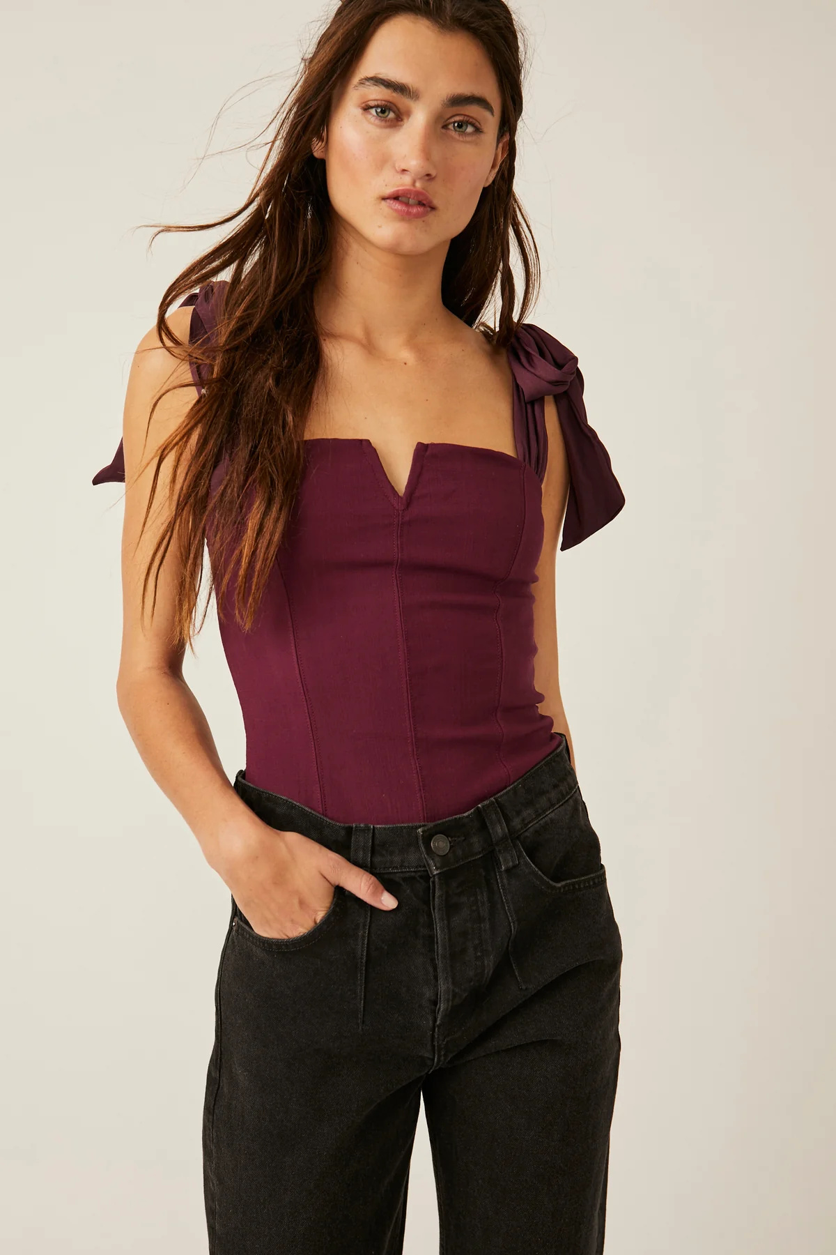 Elevate Your Style with the Free People Precious Wine Lola Bodysuit – L.  Mae Boutique