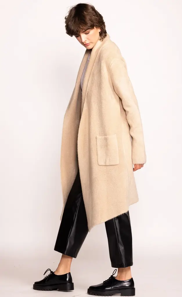 PINK MARTINI THE STOCKPORT JACKET IN BEIGE