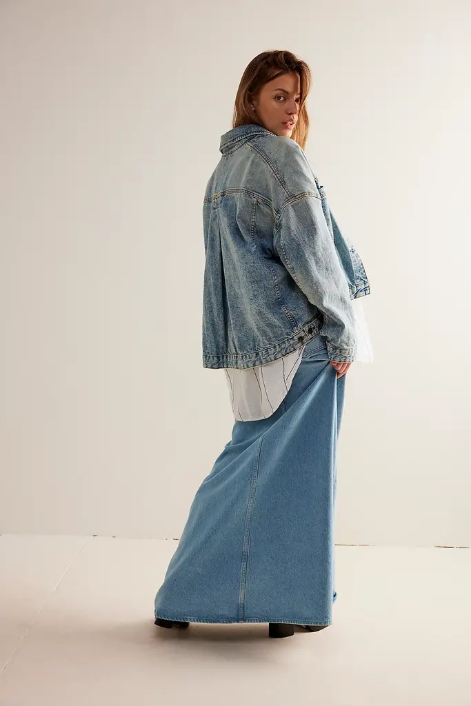 OPAL SWING DENIM JACKET IN OCEAN NIGHT Honest Boutique