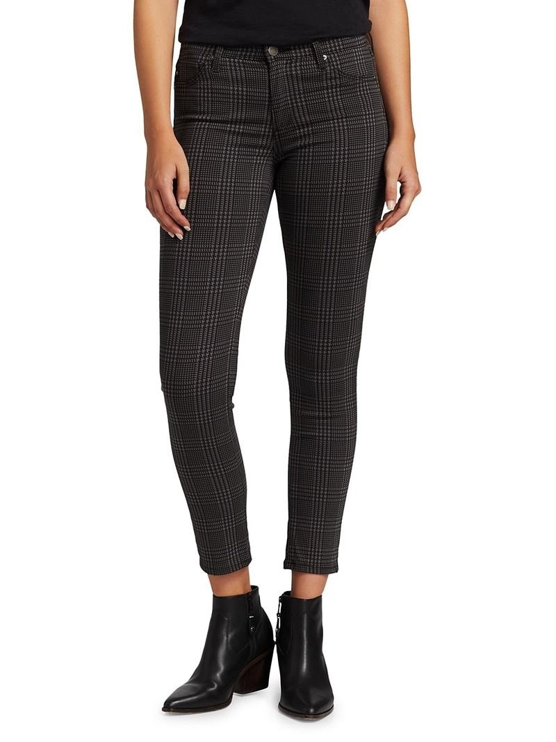 PRIMA ANKLE IN HOUNDSTOOTH PLAID FOLKSTONE - Honest Boutique