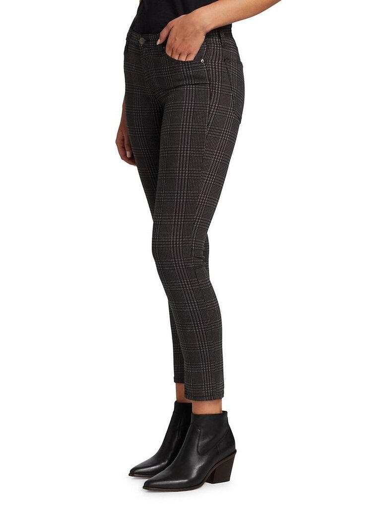 AG ADRIANO GOLDSCHMIED PRIMA ANKLE IN HOUNDSTOOTH PLAID FOLKSTONE