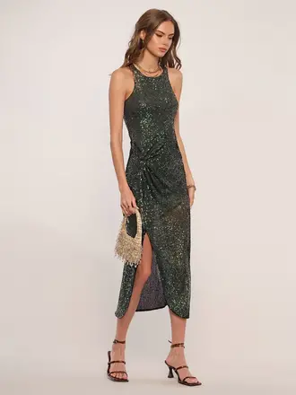 HEARTLOOM OLI DRESS IN FOREST HEARTLOOM OLI DRESS IN FOREST