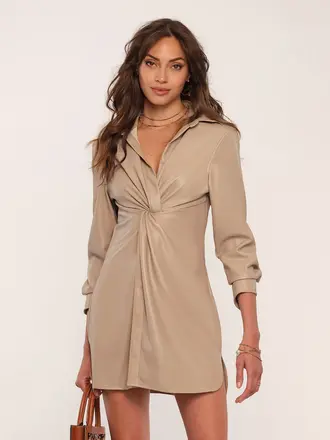 HEARTLOOM SIWA DRESS IN FAWN HEARTLOOM SIWA DRESS IN FAWN
