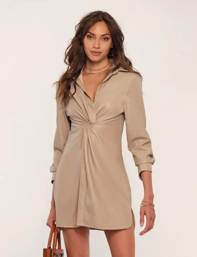 HEARTLOOM SIWA DRESS IN FAWN