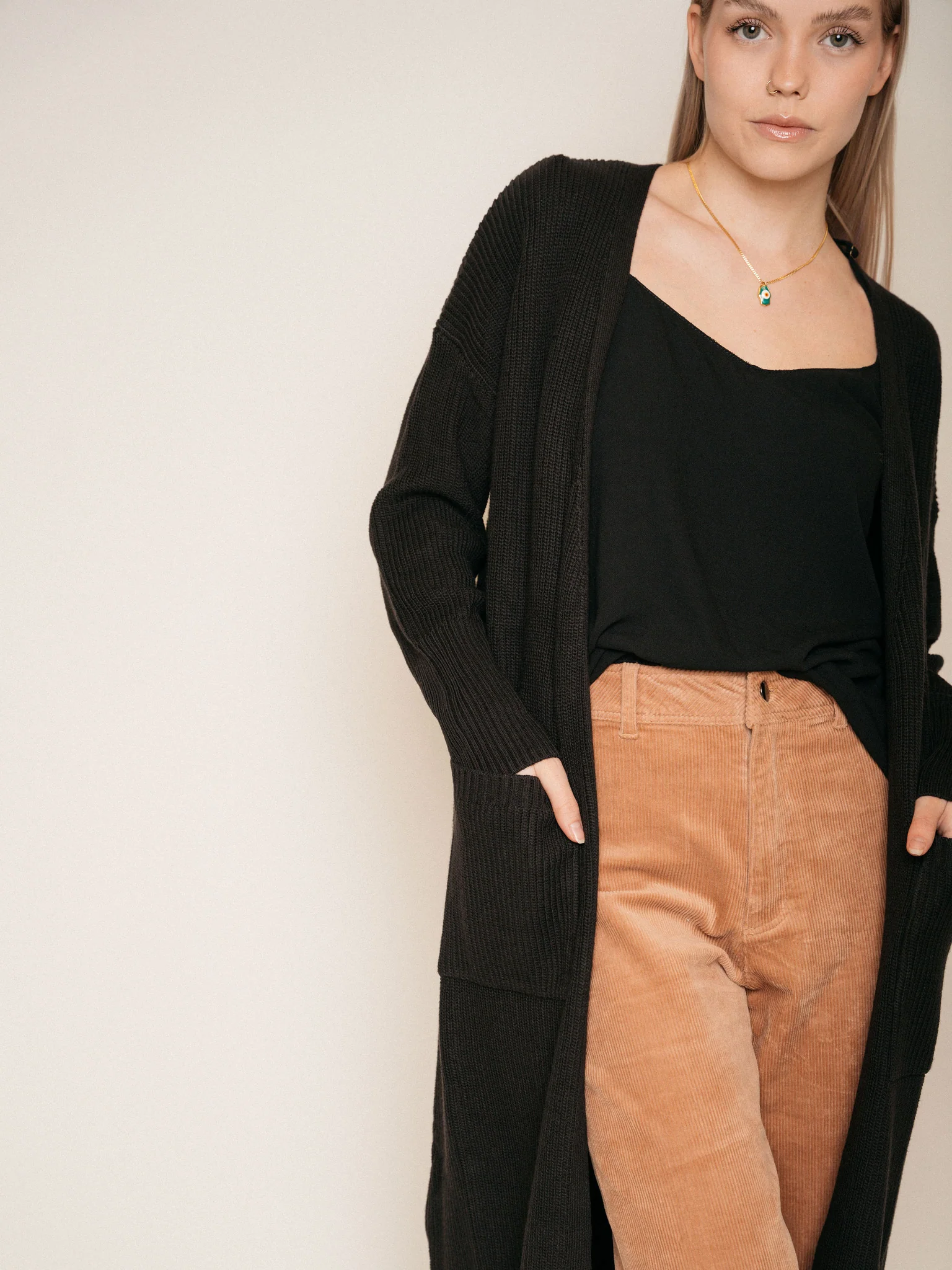 Black cardigan cheap sweater