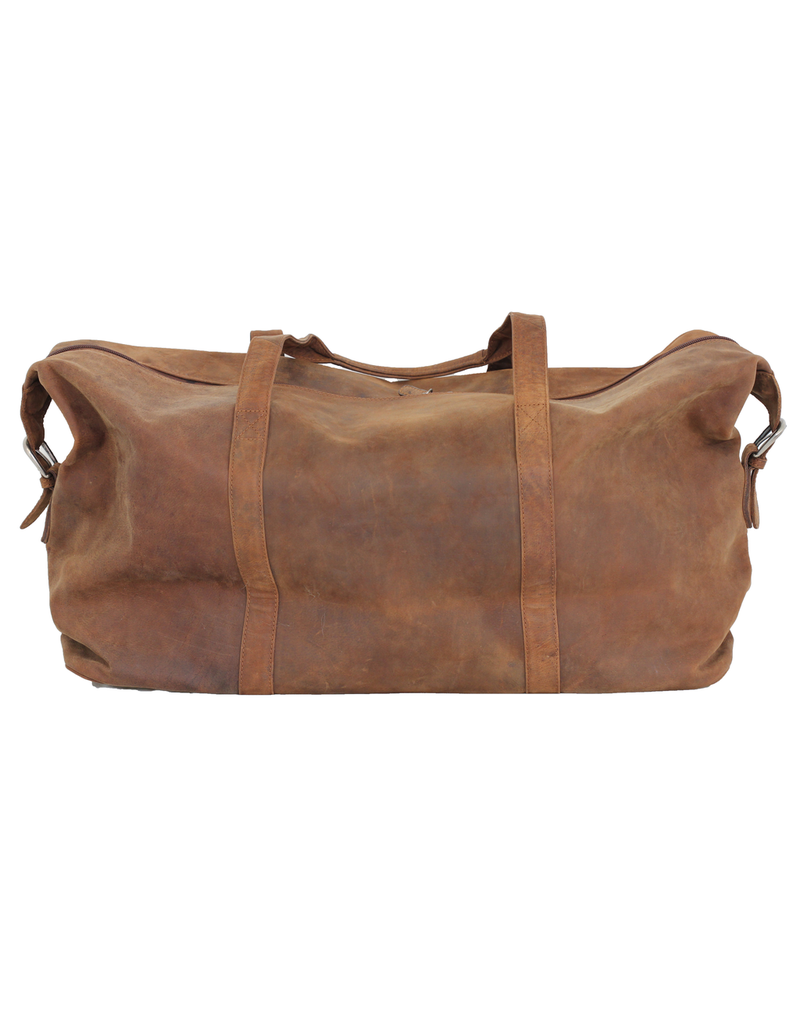 BUFFALO LEATHER DUFFLE BAG LARGE barebirch