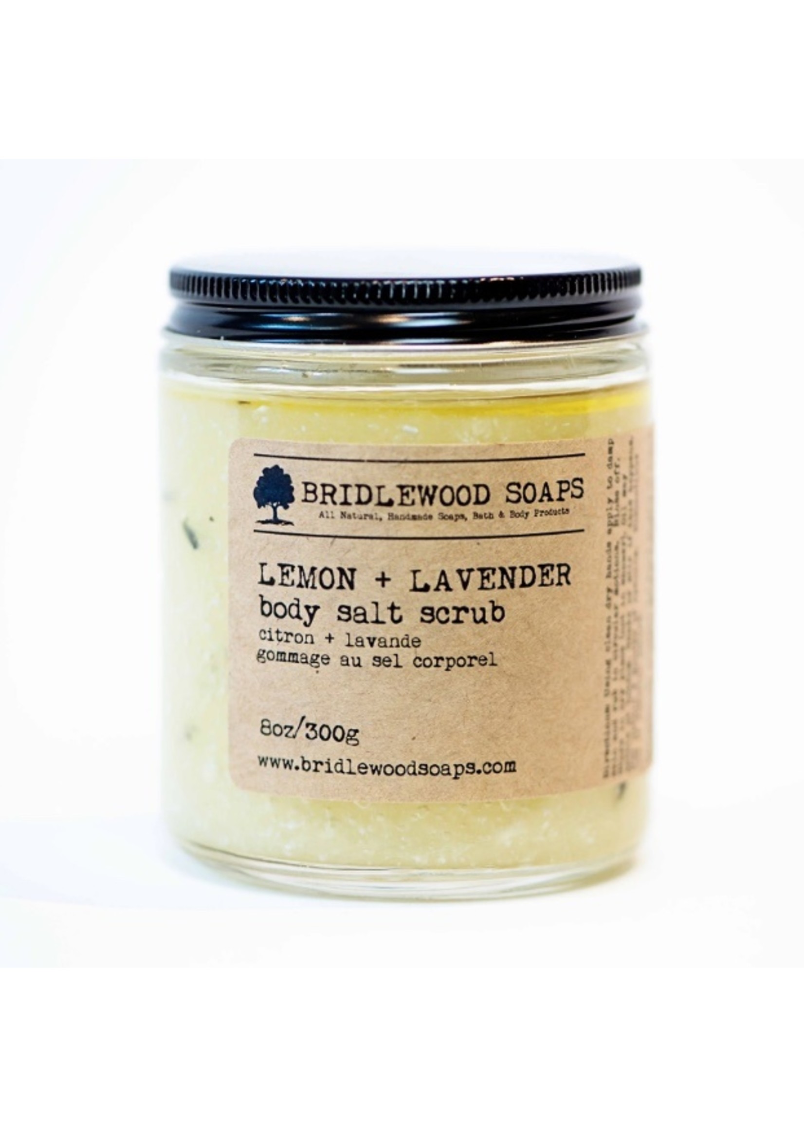 Lemon and Lavender Salt Scrub