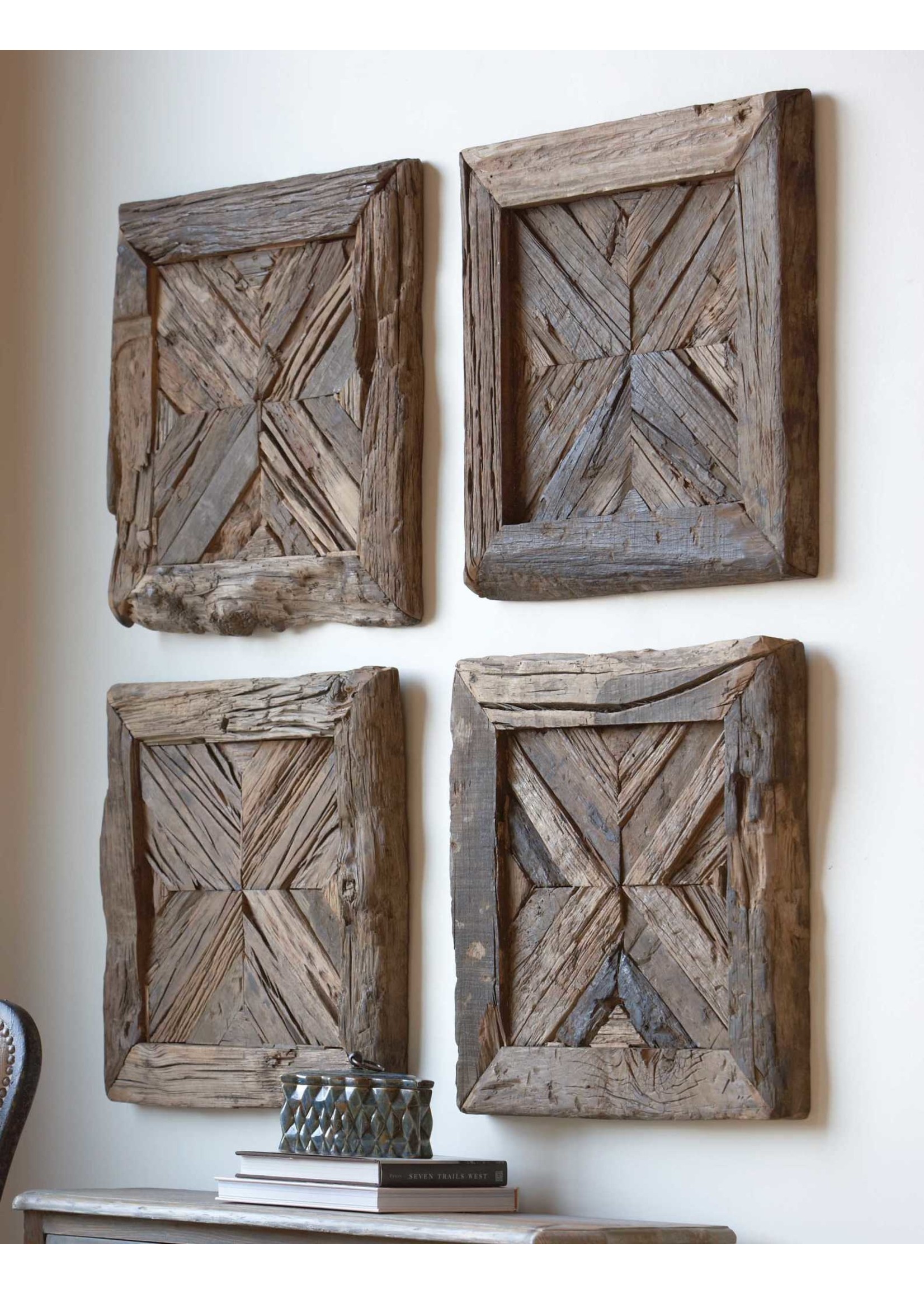 Reclaimed Wood Wall Square