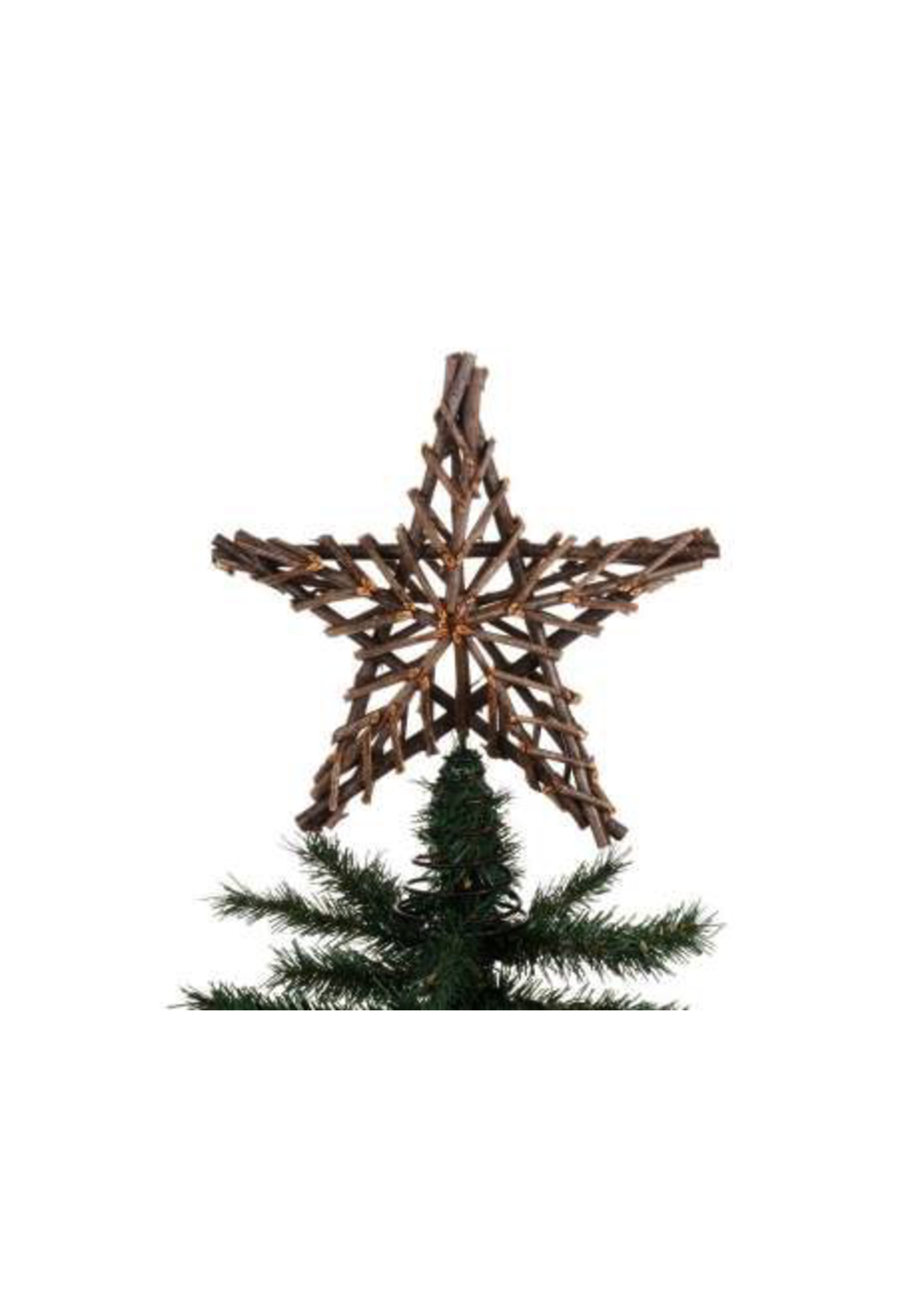 Wooden Star Tree Topper