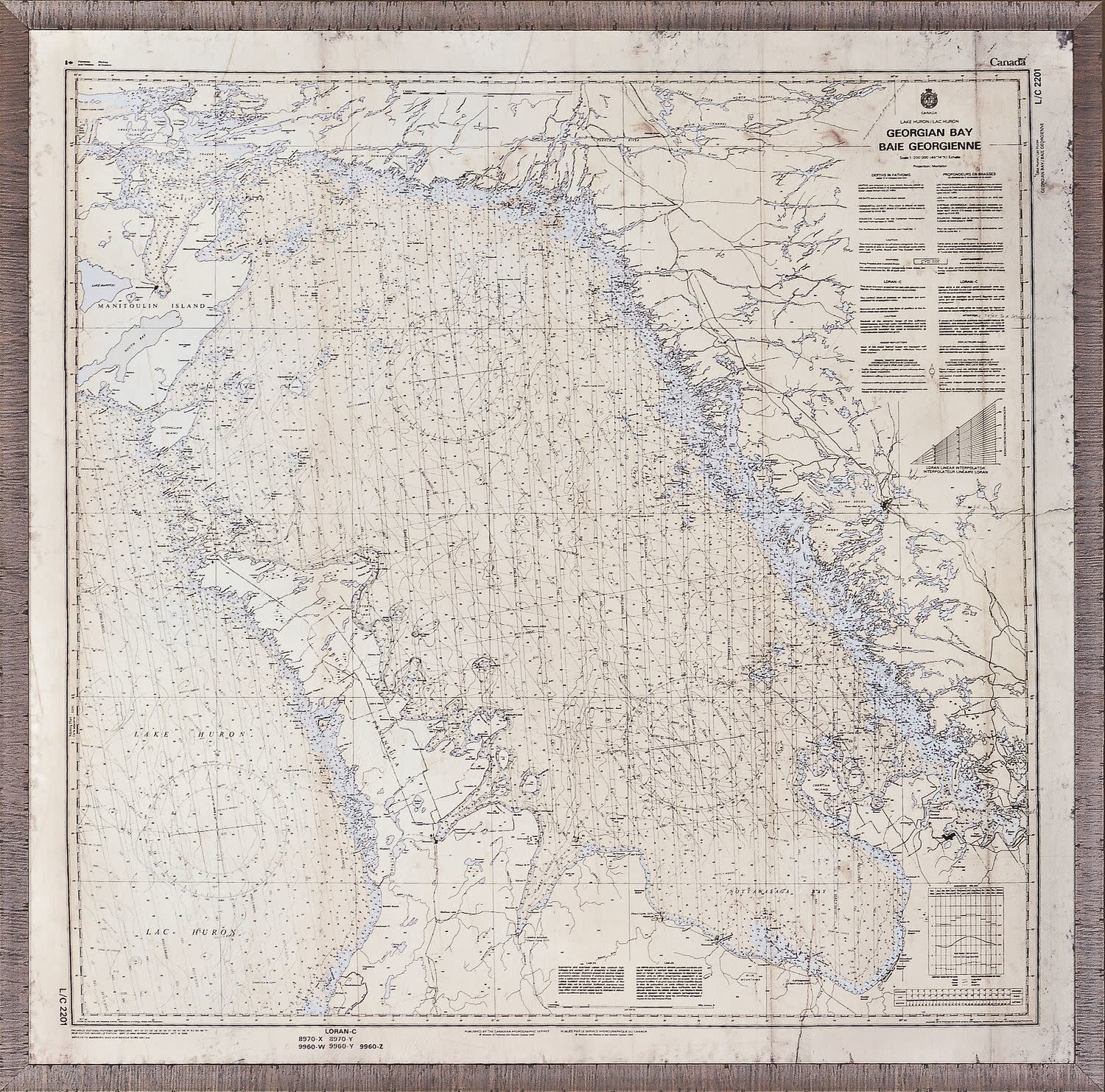 Georgian Bay Nautical Chart 