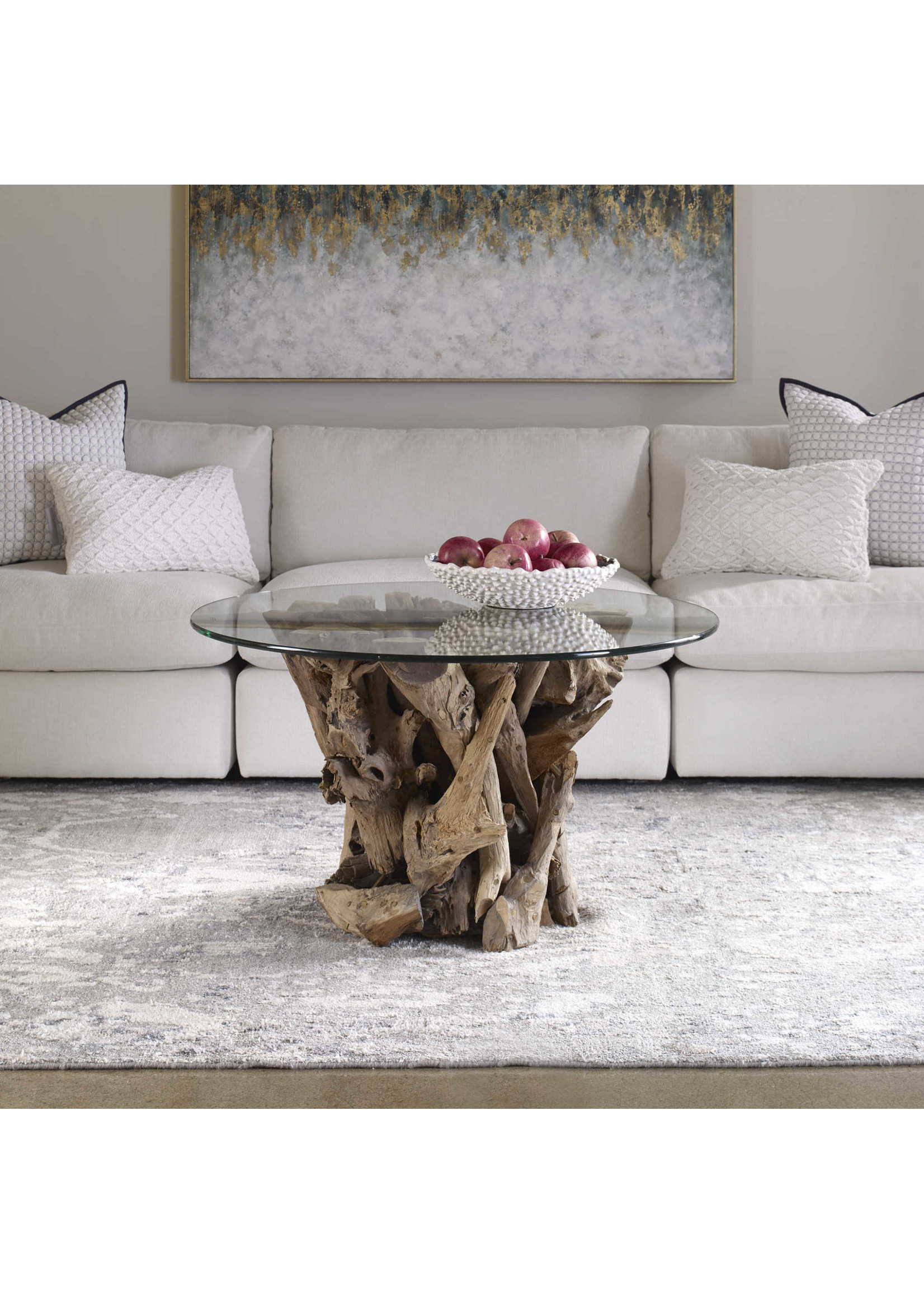 Teak Driftwood Coffee Table