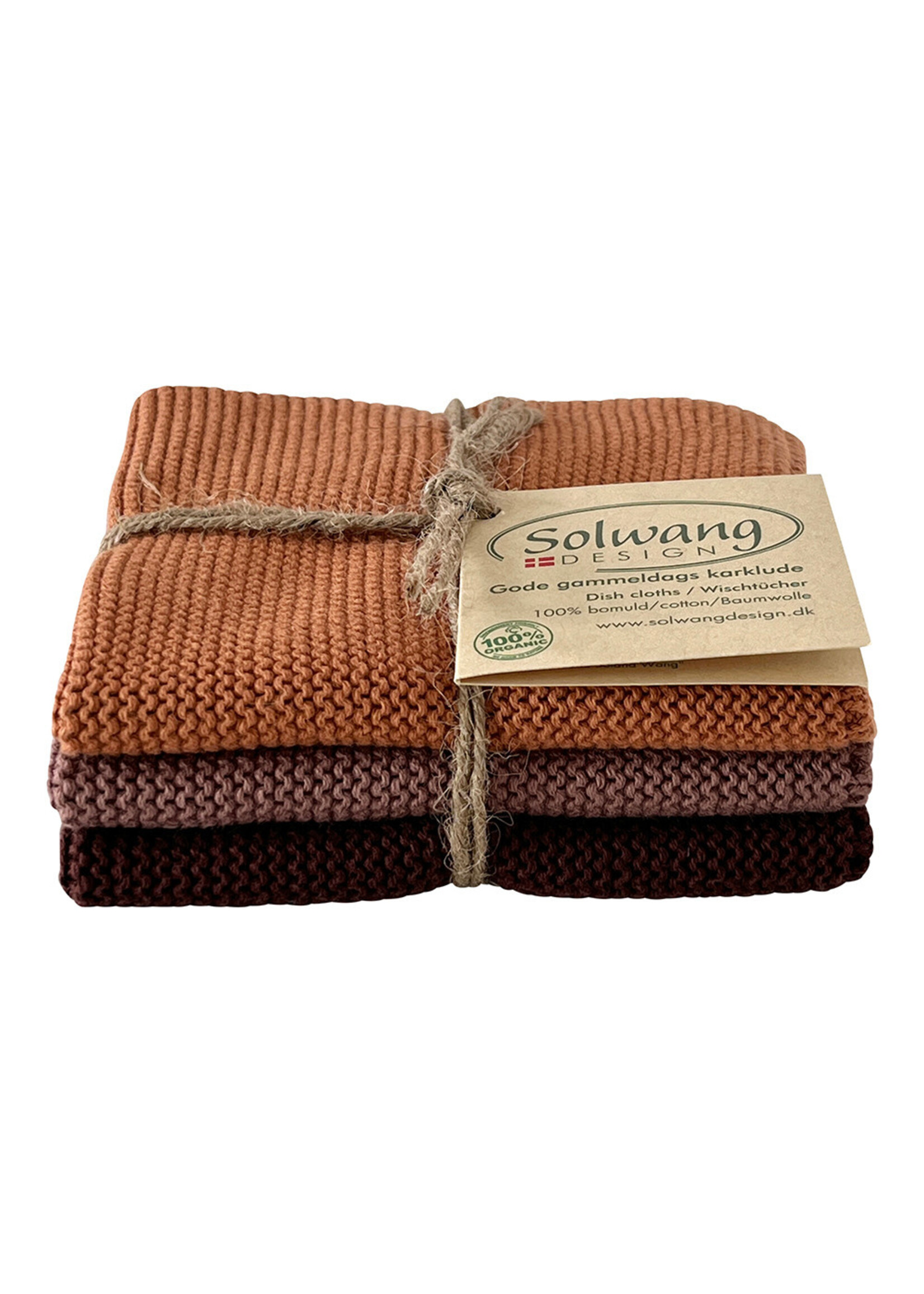 Solwang Solwang dish cloths chocolate combo