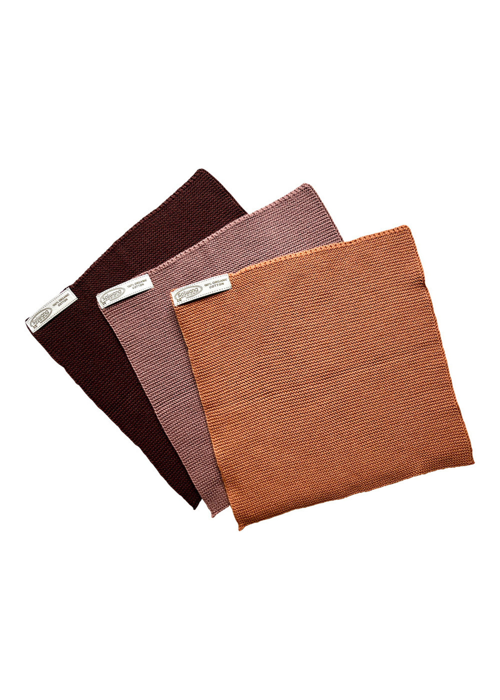 Solwang Solwang dish cloths chocolate combo