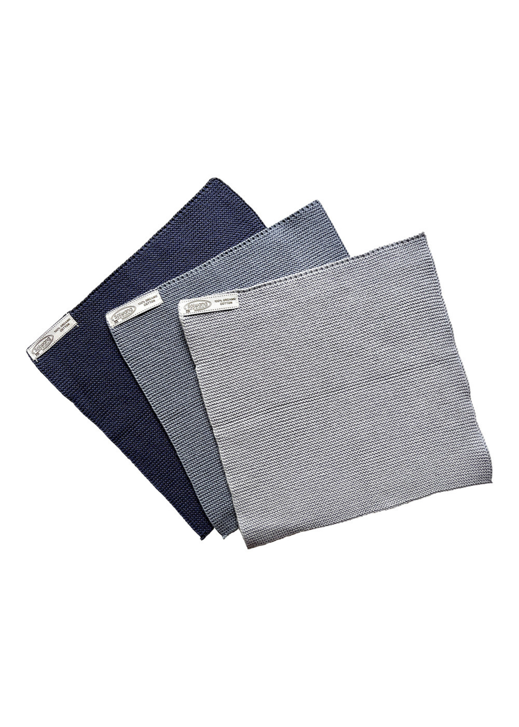 Solwang Solwang dish cloths stormy grey combo