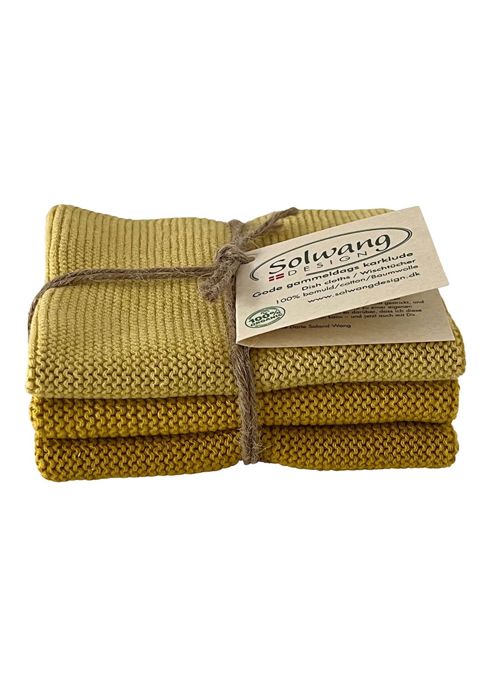 Solwang Solwang dish cloths saffron combo