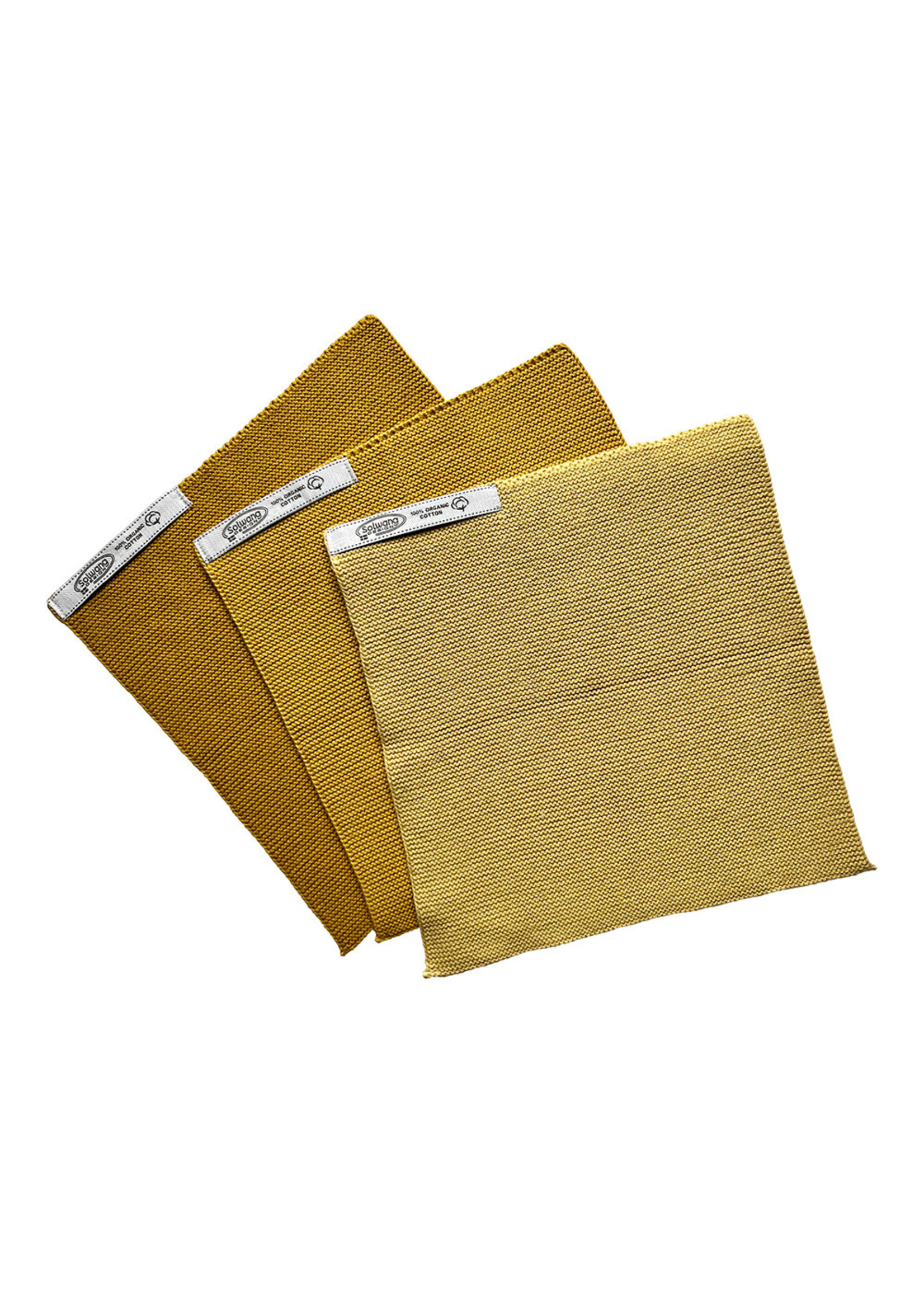 Solwang Solwang dish cloths saffron combo