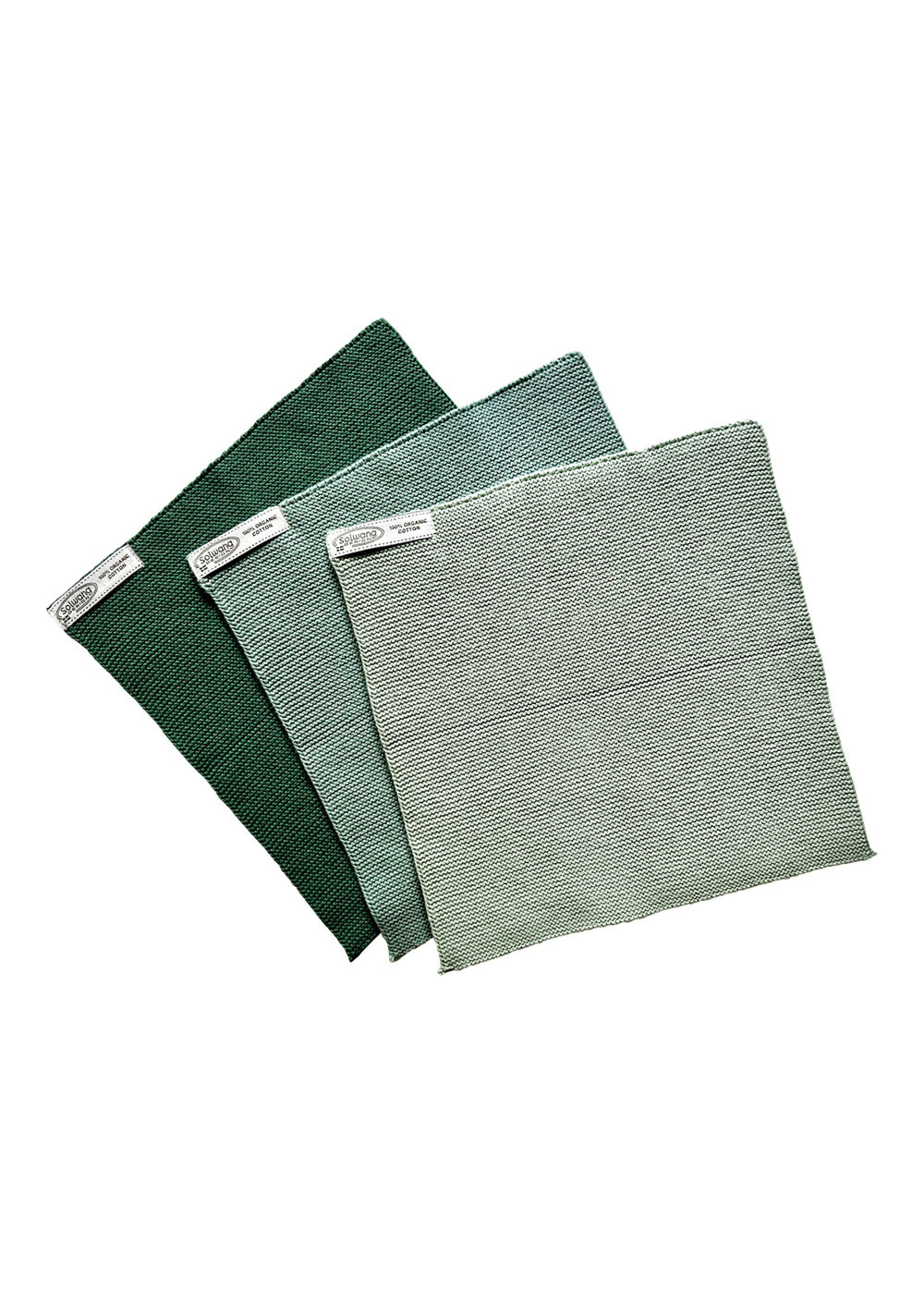 Solwang Solwang dish cloths seagreen combo