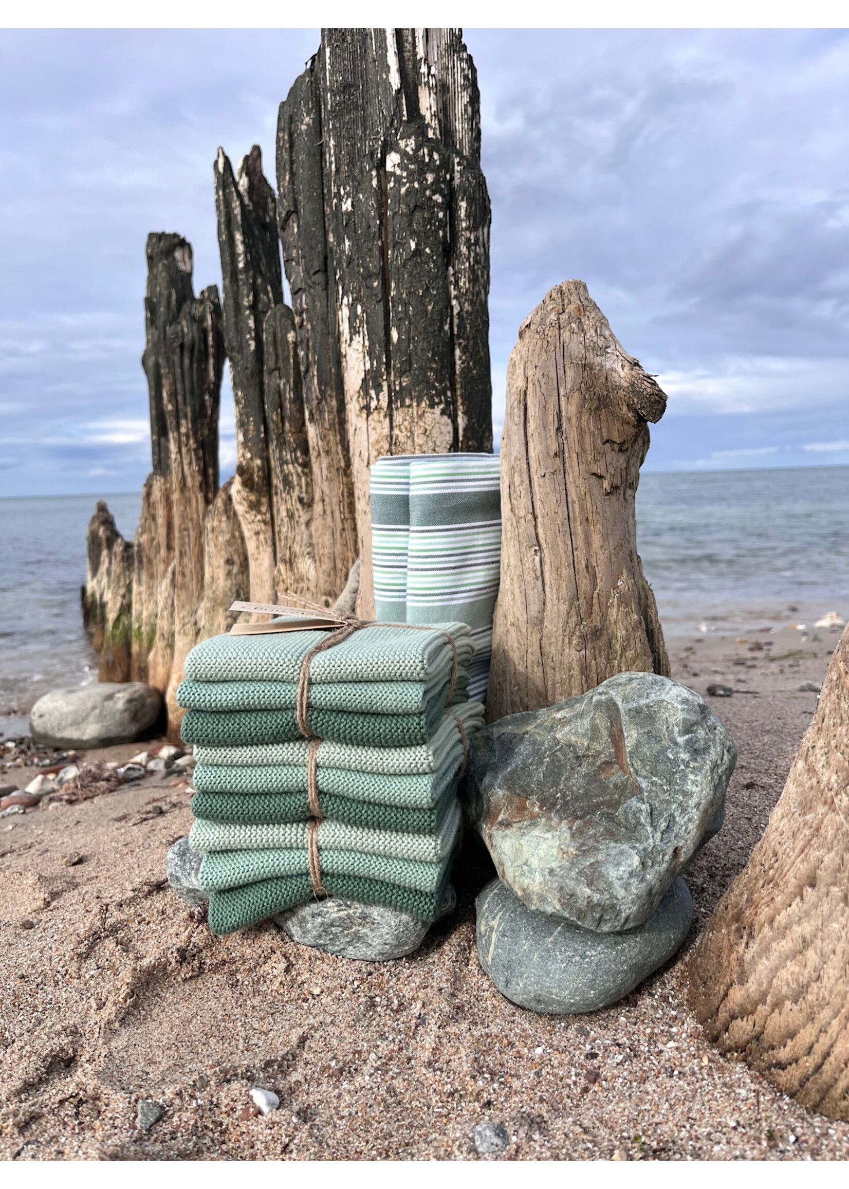 Solwang Solwang dish cloths seagreen combo