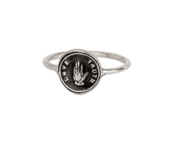 Love Truth Silver Ring Sz7