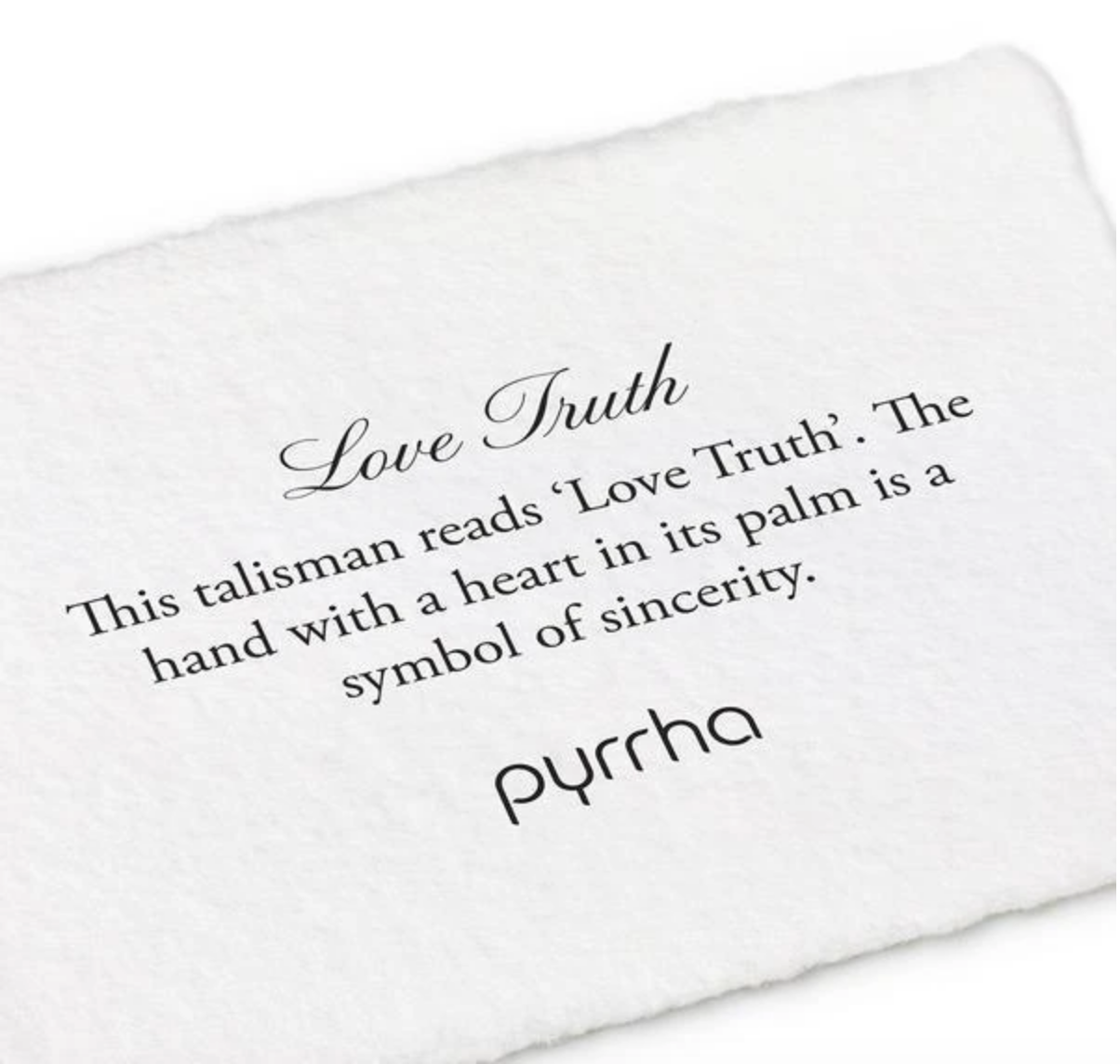 Pyrrha Love Truth Silver Ring Sz7