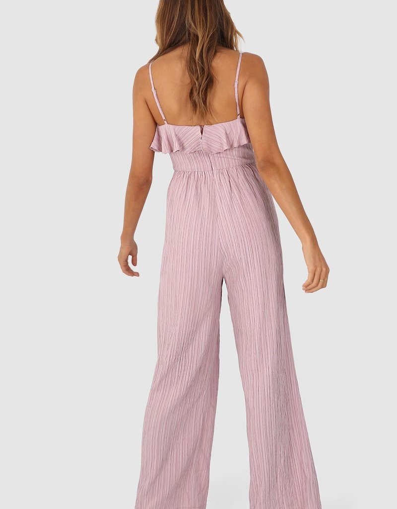 dusty rose pantsuit