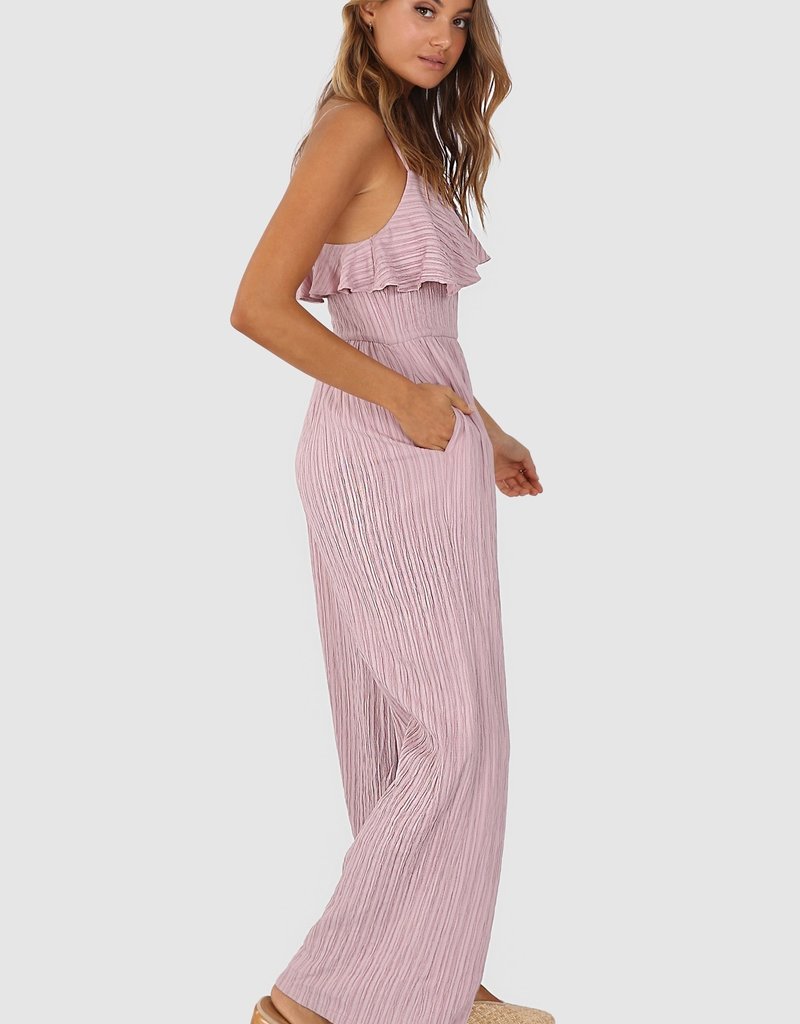 dusty rose pantsuit