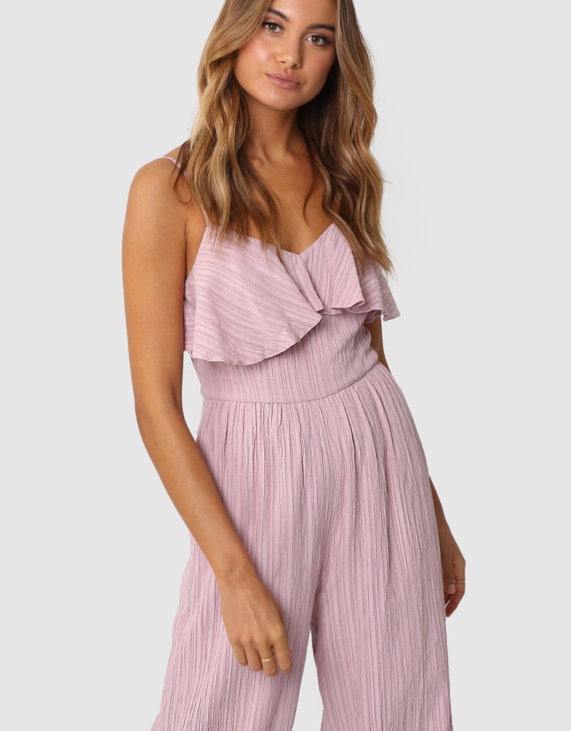dusty rose pantsuit