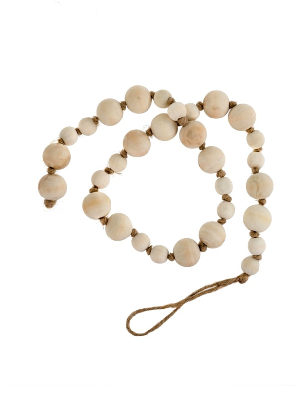 Indaba Trading Co. Natural Wooden Prayer Beads