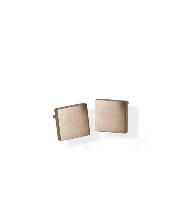 FAB Accessories Classic Square Stud Earring/ Stainless Steel/ Hypoallergenic