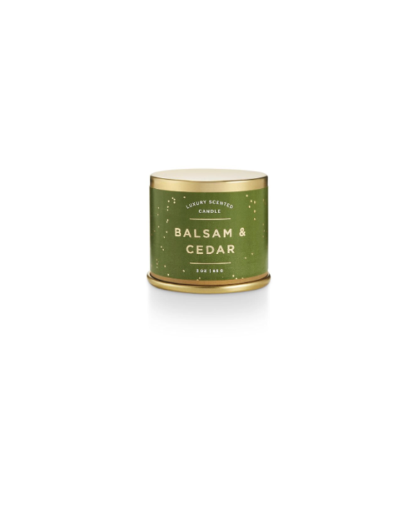 Illume Balsam & Cedar Demi Vanity Tin