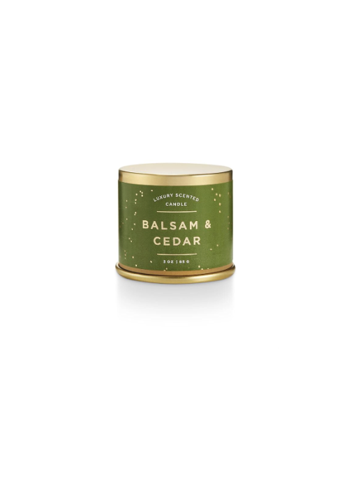 Illume Balsam & Cedar Demi Vanity Tin