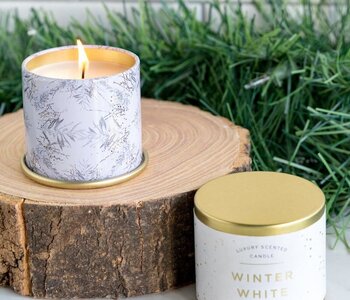 Winter White Demi Vanity Tin