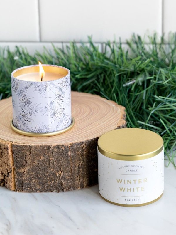 Illume Winter White Demi Vanity Tin