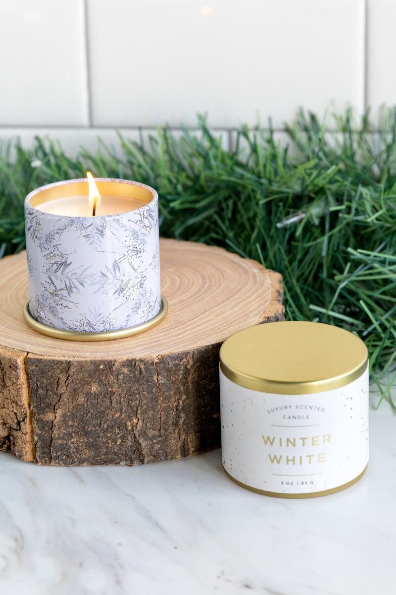 Illume Winter White Demi Vanity Tin