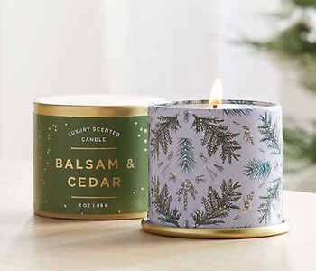 Balsam & Cedar Demi Vanity Tin