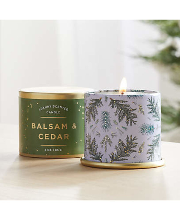 Illume Balsam & Cedar Demi Vanity Tin