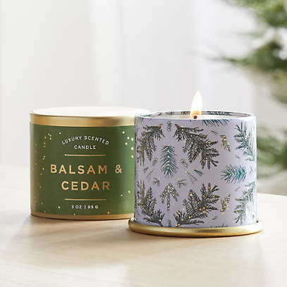Illume Balsam & Cedar Demi Vanity Tin