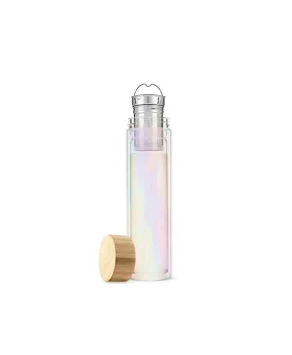 Pinky Up Blair Iridescent Glass Travel Infuser
