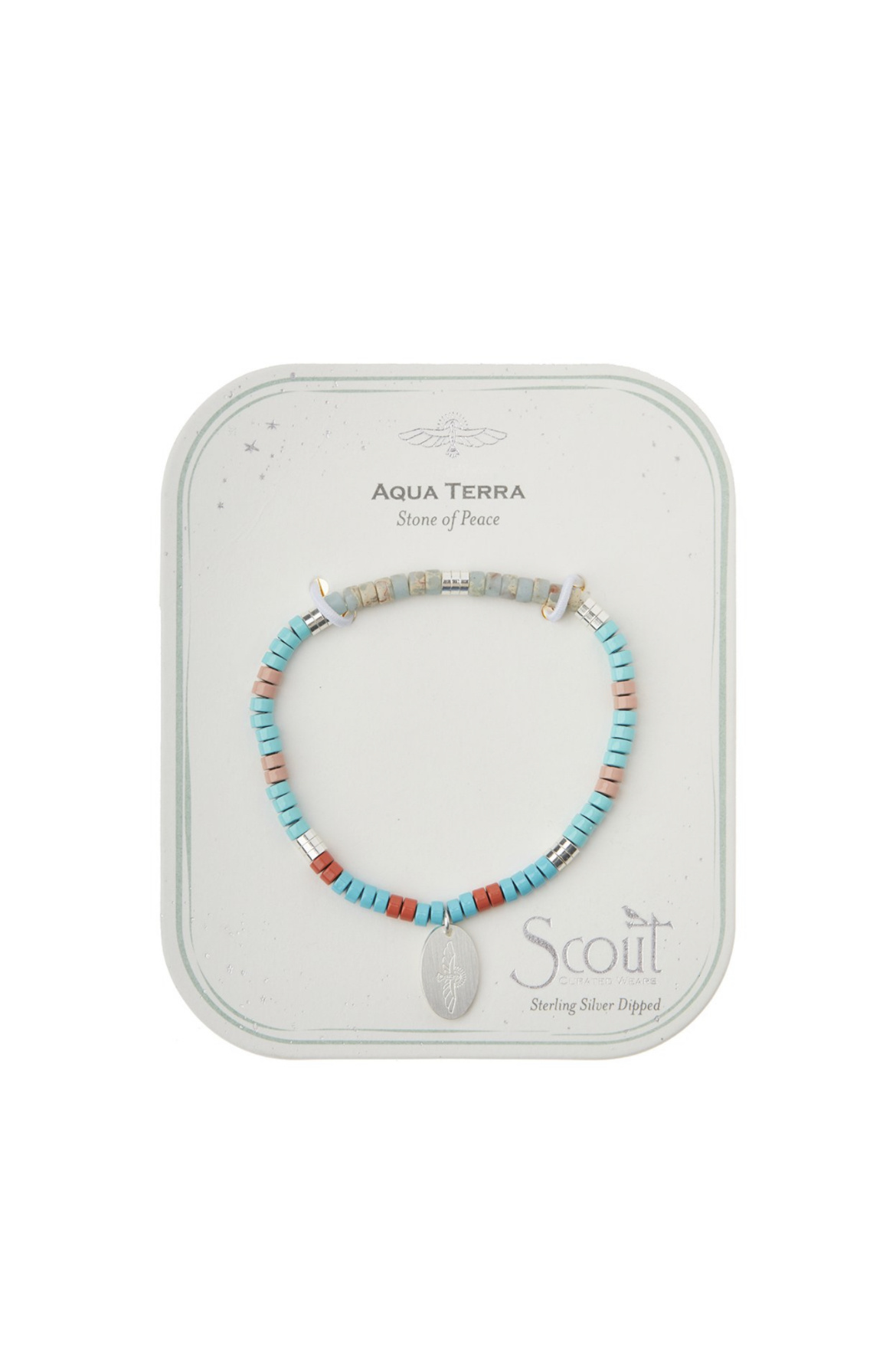Scout Charm Bracelet, Aqua Terra/Sil