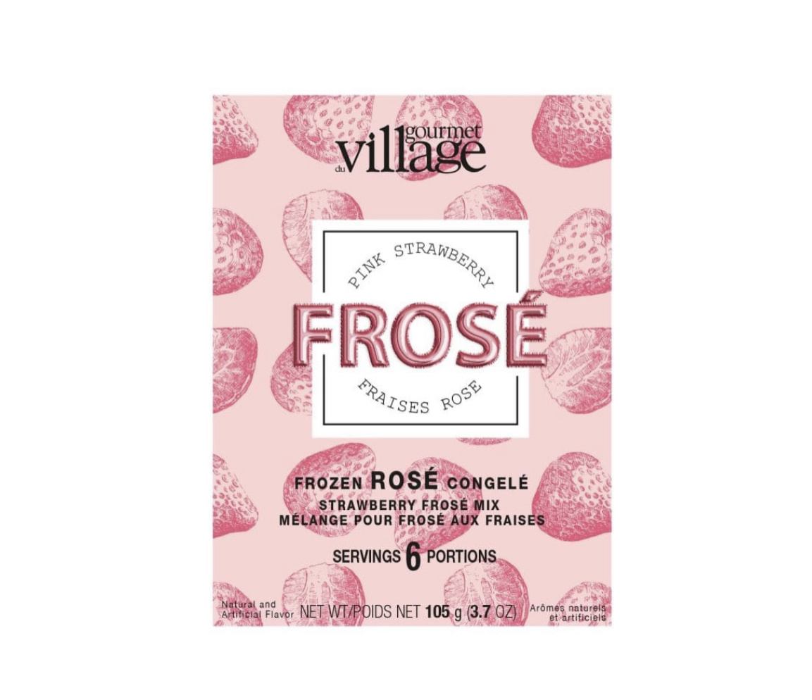 GOURMET VILLAGE Frose Pink Strawberry Box