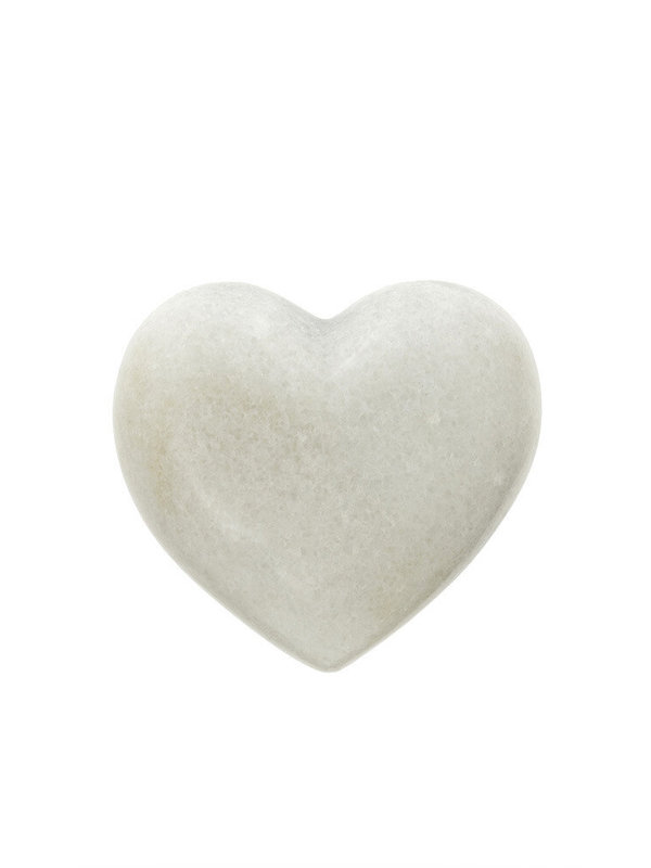 Indaba Trading Co. White Marble Heart S
