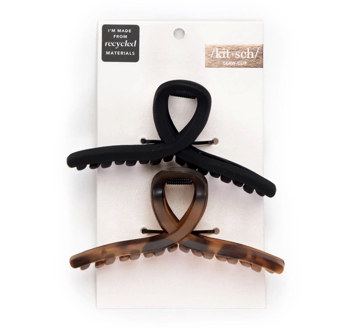 KITSCH Large Loop Claw Clips, 2pc