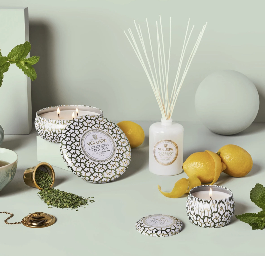 Voluspa Voluspa Moroccan Mint Candle Collection