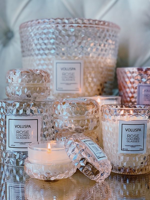 Voluspa Voluspa Rose Coloured Glasses Candle Collection