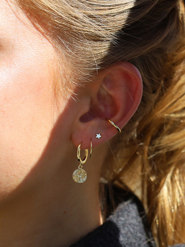 Pilgrim Nomad Huggies, Gold Plated